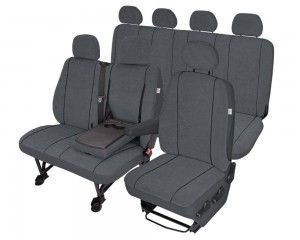 Sitzbezüge geeignet für VOLKSWAGEN CRAFTER ab 2006 - DV1M 2Tab 4xxl Elegance Sitzschoner Set