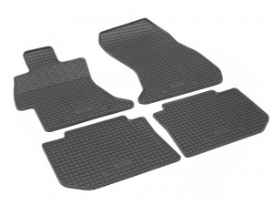 Gummifußmatten geeignet für Subaru XV 2012-2017 Passgenau ideal Angepasst
