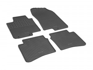 Gummifußmatten geeignet für Hyundai i20 II 2014-2020 Passgenau ideal Angepasst