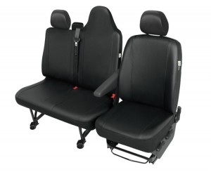geeignet für  MOVANO MASTER NV400 -DVMASTER 12SC Kunstleder - Maßgeschneiderte Sitzbezüge  ECO-Leder 