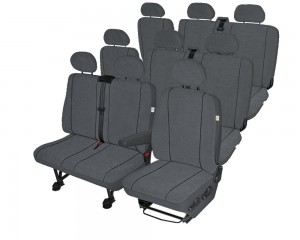 Sitzbezüge geeignet für PEUGEOT  EXPERT 2007-2016 - DV1L2M + 1M2L + 1M2L Elegance Sitzschoner Set