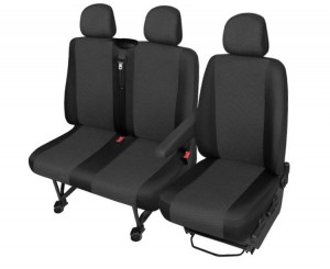 Passgenaue Sitzbezüge geeignet für Nissan NV300 Bj. ab 2016 - TAILOR MADE Maßgeschneidert 3-Sitzer - 4D-26-TMDV1DV2ST 