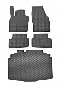 Passgenaues Fußmatten und Kofferraumwanne - ein SET geeignet für Seat Arona ab 2017 - Passgenau ideal Angepasst