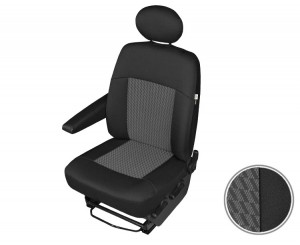 Fahrersitzbezüg geeignet für PEUGEOT BOXER (2002-...) -  DV1M Perun Sitzschoner