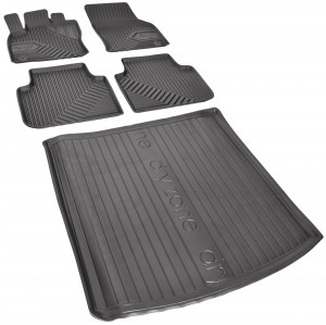 Gummifußmatten und Kofferraumwanne geeignet für Seat Terraco ab 2018- Passgenau ideal Angepasst   