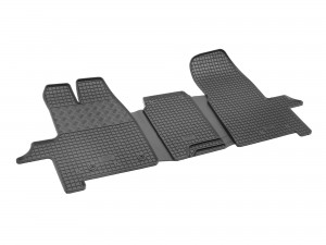 Gummifußmatten geeignet für Ford Transit 3-Sitzer 2014-2015 Passgenau ideal Angepasst