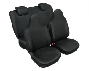 Sitzbezüge VIP Schonbezüge ECO Kunstleder Passgenau - Vordersitze geeignet für SEAT Mii - Z4L-VIP-0F3