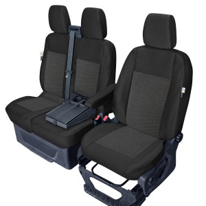Passgenaue Sitzbezüge TAILOR MADE Neuheit geeignet für Ford Transit Custom ab 2012 / ab 2018 
