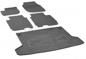 Passgenaues Fußmatten und Kofferraumwanne - ein SET geeignet für HONDA HR-V ab 2015