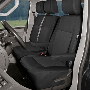 Sitzbezüge passgenau TAILOR Made geeignet für Volkswagen T6 Bj. ab 2015 - 1+2 - 3 Sitzer - ideal angepasst