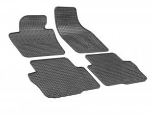 Gummifußmatten geeignet für VW Sharan 5-Sitzer ab 2010 Passgenau ideal Angepasst