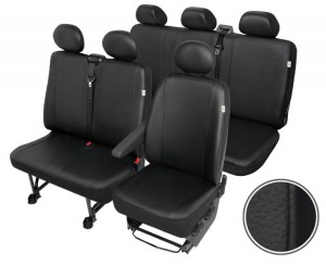 Sitzbezüge Kunstleder geeignet für VW T5 (2003-...) -DV1M2M3 ECO-Leder