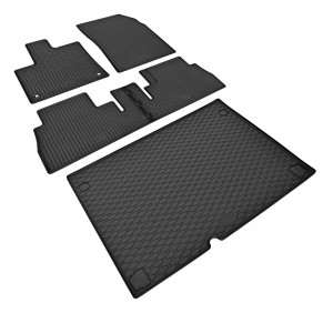 Passgenaues SET Fußmatten und Kofferraumwanne geeignet für Toyota Proace City ab 2020 L1