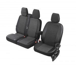 Sitzbezüge VIVA Passgenau Schonbezüge - Erste Reihe (1+2) geeignet für Nissan NV300 (ab 2016) - DV-VI-3M-TVT-204