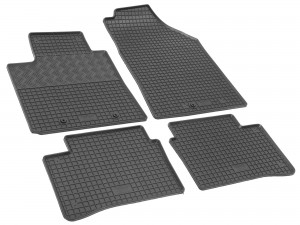 Gummifußmatten geeignet für Hyundai i10 II 2013-2020 Passgenau ideal Angepasst