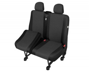 4D-52-TMDV2S Passgenaue Sitzbezüge geeignet für Renault Trafic III Bj. ab 2014 - TAILOR MADE Maßgeschneidert Doppelsitzbank - Geteilt