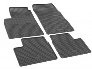 Gummifußmatten geeignet für Nissan Micra facelift 2013-2016 Passgenau ideal Angepasst