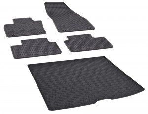 Passgenaues Fußmatten und Kofferraumwanne - ein SET geeignet für Volvo XC40 ab 2018 - Passgenau ideal Angepasst