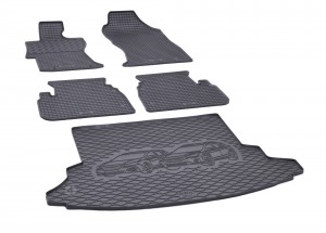 Passgenaues Fußmatten und Kofferraumwanne - ein SET geeignet für Subaru XV ab 2018 - Passgenau ideal Angepasst