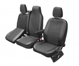 Sitzbezüge VIVA Passgenau Schonbezüge - Erste Reihe (1+2) geeignet für Nissan NV400 (ab 2010) -  DV-VI-OR3M-SD-396