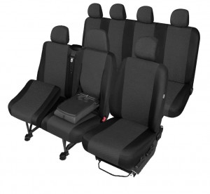 Maßgeschneiderte Sitzbezüge geeignet für IVECO DAILY (2014-) -DV1 M 2 DAILY 4 Ares Sitzschoner Set