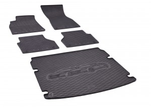 Passgenaues Fußmatten und Kofferraumwanne - ein SET geeignet für Audi A6 Avant ab 2018 - Passgenau ideal Angepasst