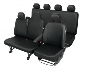 geeignet für MOVANO MASTER NV400 - DV12SC4XXL Kunstleder - Maßgeschneiderte Sitzbezüge ECO-Leder