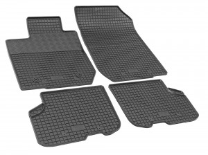 Gummifußmatten geeignet für Dacia Logan 5-Sitzer ab 2013 Passgenau ideal Angepasst