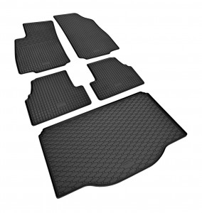  Passgenaues Fußmatten und Kofferraumwanne - ein SET geeignet für OPEL Mokka ab 2012 -