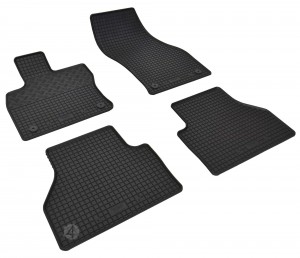 Passgenau ideal Angepasst Gummifußmatten geeignet für VW Caddy 5-Sitzer ab 2021 