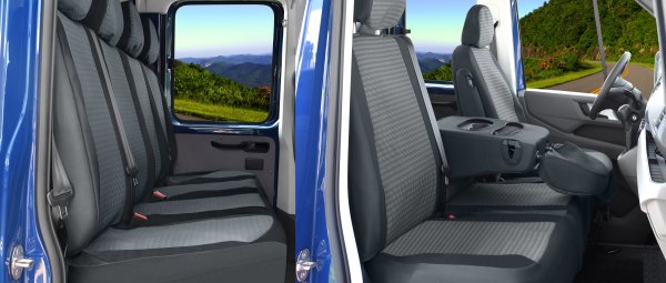 Autositzbezüge passend für VW Crafter ab 2017 – Polstermaterial