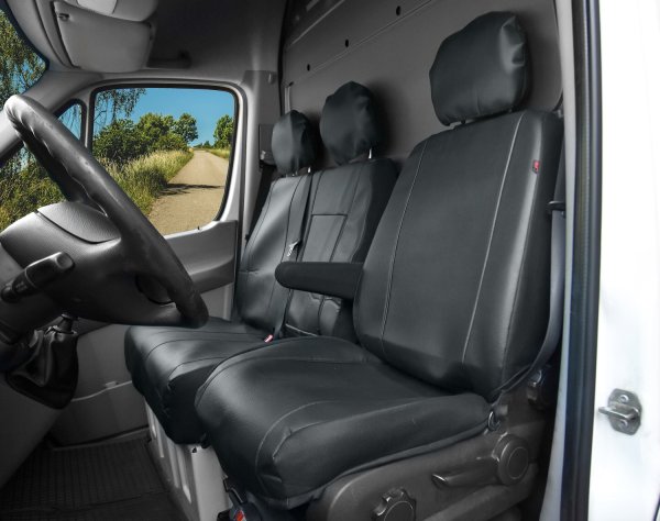 Autositzbezüge passend für Mercedes Sprinter II W906 ab 2006 bis 2018 – Kunstleder