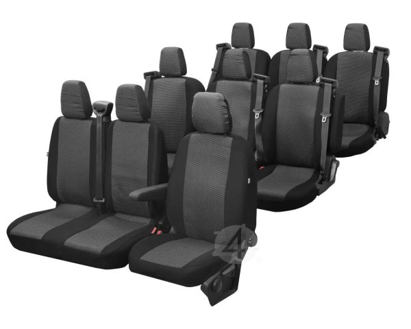 Autositzbezüge passend für VW T6 ab 2015 und VW T6.1 ab 2019 – Polstermaterial