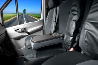 Autositzbezüge passend für VW Crafter ab 2006 bis 2016 – Polstermaterial mit Kunstleder
