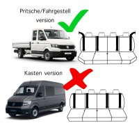 Autositzbezüge passend für VW Crafter ab 2017 – Polstermaterial