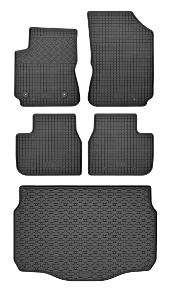 Fußmatten & Kofferraumwanne für Citroen C4 Cactus ab 2014 / ab 2018 passgenau