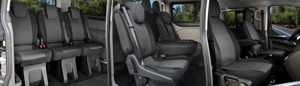 Autositzbezüge passend für Ford Tourneo Custom I Facelift ab 2018 bis 2023 – Polstermaterial