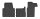 Gummimatten für Renault Master ab 2010 - 3-Size - 4-teiliges Set