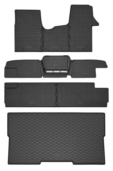 Fußmatten & Kofferraumwanne für Fiat Talento  ab 2014 | 8/9 Sitze L1 passgenau