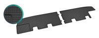 Gummimatten für Opel Vivaro B ab 2014 bis 2021 8/9 Sitze ohne Luftzufuhr - 7-teiliges Set