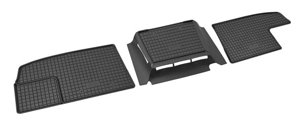 Gummimatten für Renault Trafic ab 2014 ab 2021  2 Reihe - 3-teiliges Set