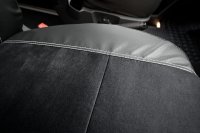 Autositzbezüge passend für VW T6 Multivan ab 2015 und VW T6.1 Multivan ab 2019 – Velourimitat mit Kunstleder