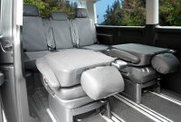Autositzbezüge passend für VW T6 Multivan ab 2015 und VW T6.1 Multivan ab 2019 – Polstermaterial mit Kunstleder