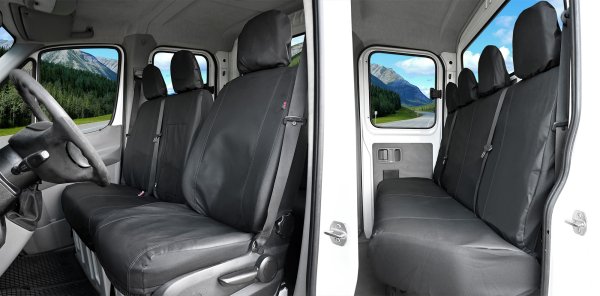 Autositzbezüge passend für VW Crafter ab 2006 bis 2016 – Kunstleder