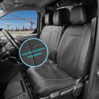 Autositzbezüge passend für Opel Zafira Life ab 2019 – atmungsaktives Kunstleder