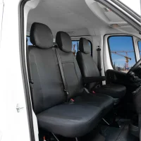 Autositzbezüge passend für Peugeot Boxer Mannschaftskabine ab 2006 / Facelift ab 2014 / Facelift ab 2022 – Kunstleder