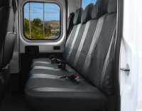 Autositzbezüge passend für Fiat Ducato ab 2006 und Facelift ab 2014 und ab 2022 – Polstermaterial mit Kunstleder