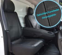 Autositzbezüge passend für Opel Vivaro ab 2014 bis 2019 – atmungsaktives Kunstleder