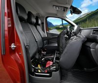 Autositzbezüge passend für Nissan NV300 ab 2016 bis 2021 – atmungsaktives Kunstleder