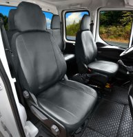 Autositzbezüge passend für Iveco Daily VI ab 2014 / Facelift ab 2019 / Facelift ab 2024 – Kunstleder